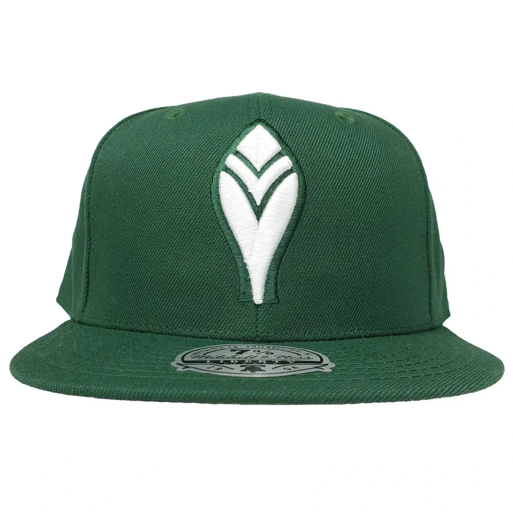 Atlanta Braves Mitchell & Ness MLB Fitted 7 3/8 Flatbill Cap Hat Green NWT‎